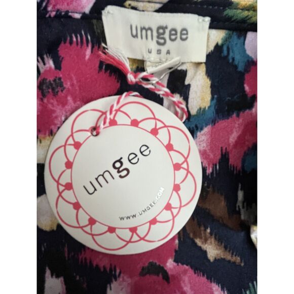 Umgee NWT Boutique Gypsy Boho Floral Impressionist Paint Dress S M L - Picture 9 of 10